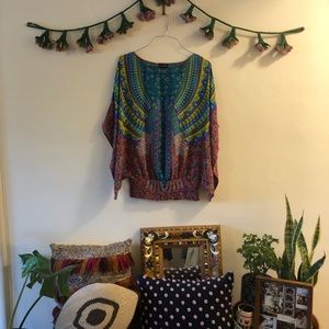 Silk Gathered Blouse